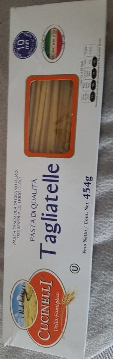 Open Food Facts Tagliatelle packshot