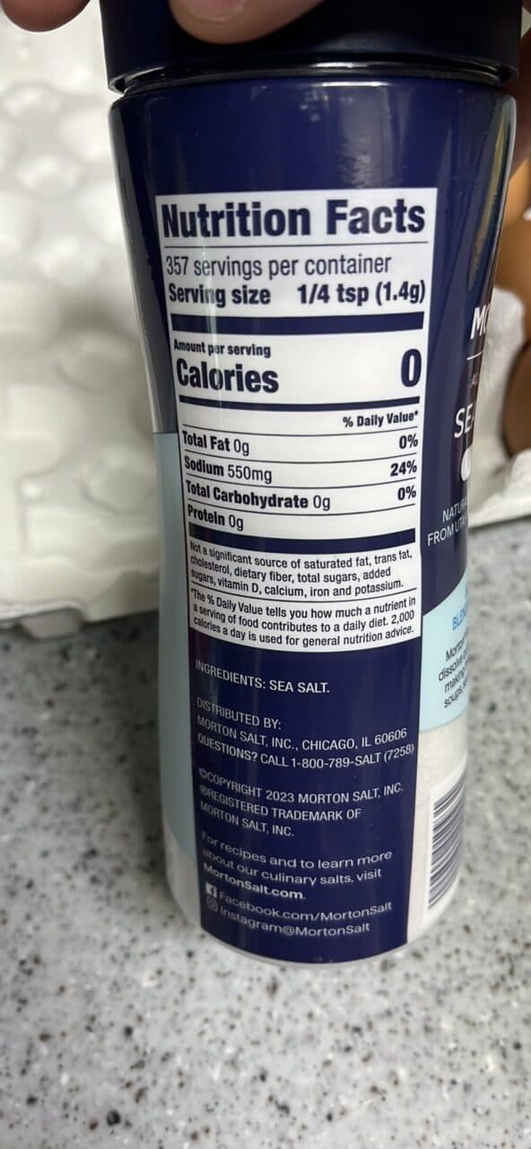 Morton Sea Salt Fine packshot