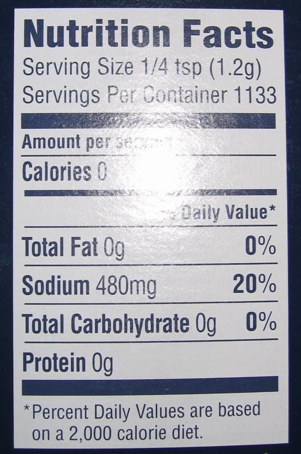 Morton Kosher salt packshot