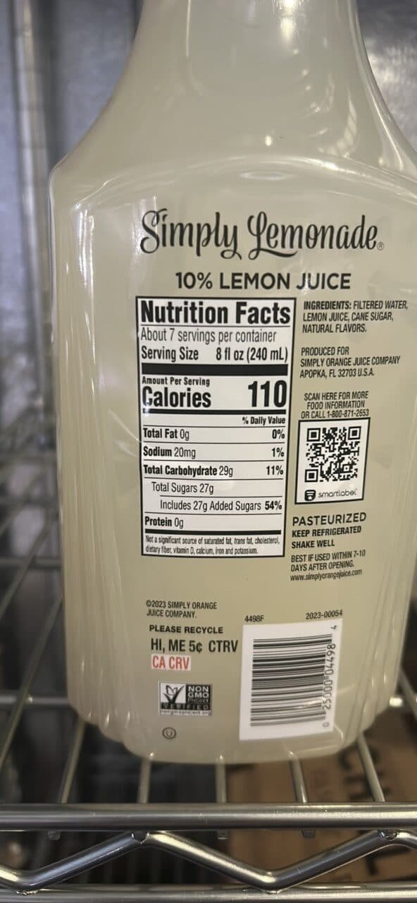 Simply Simply Lemonade packshot