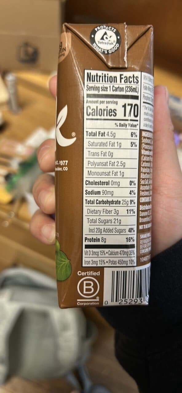 Silk Soymilk packshot