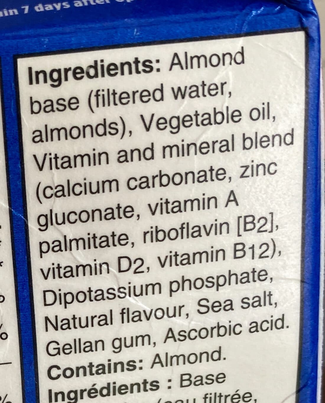 Silk Almond packshot