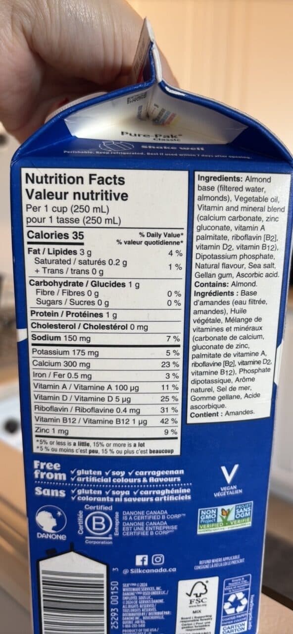 Silk Almond packshot