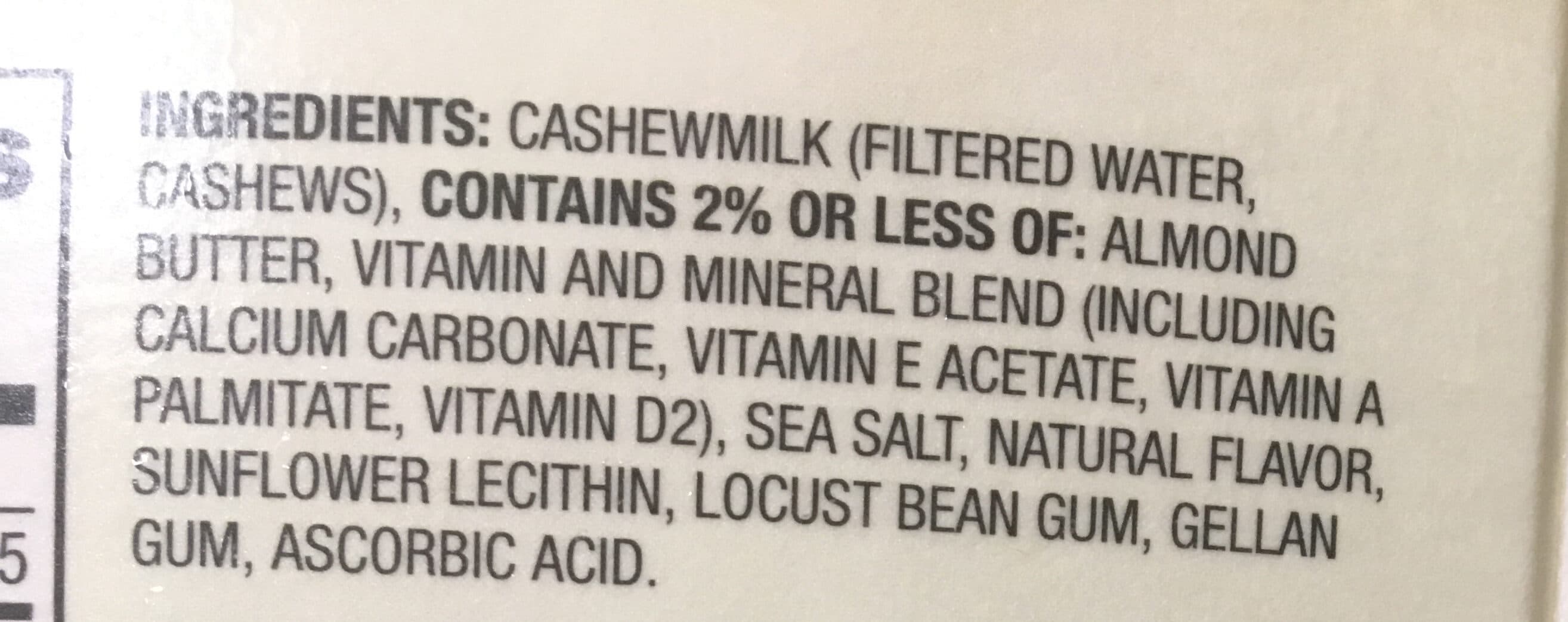 Silk Cashew Milk packshot