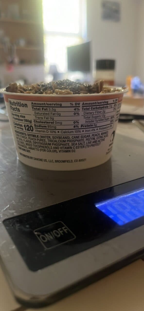 Silk Peach Mango Yogurt packshot