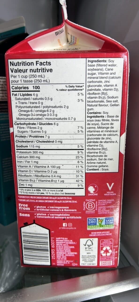Silk per 250 ml Silk DAIRY-FREE protein Protein packshot