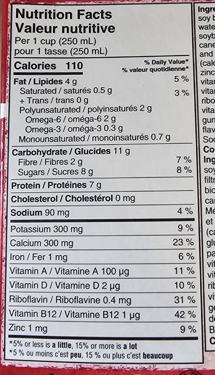 Silk Soy Vanilla Organic Beverage packshot