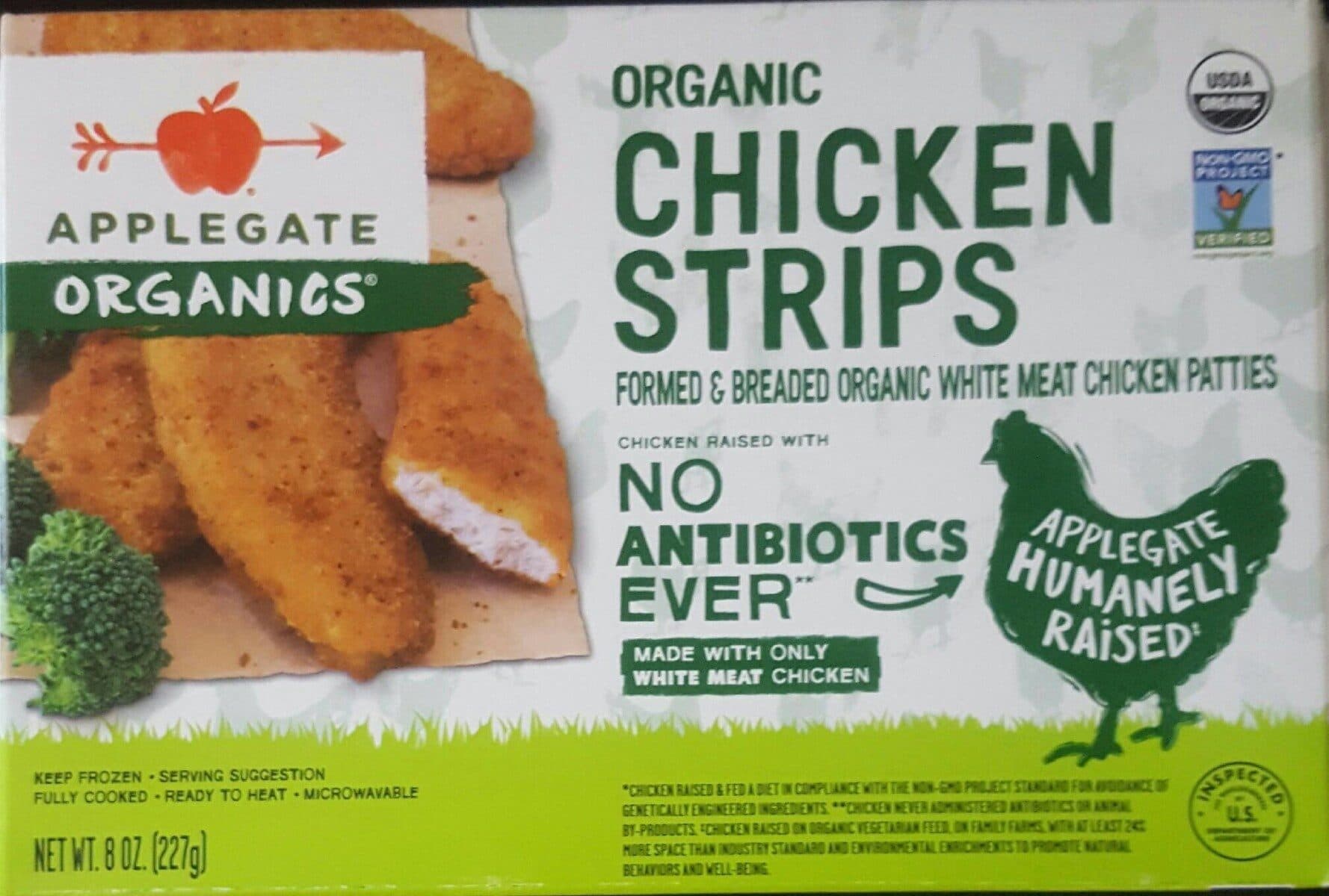Applegate Organics Organic Chicken Strips packshot