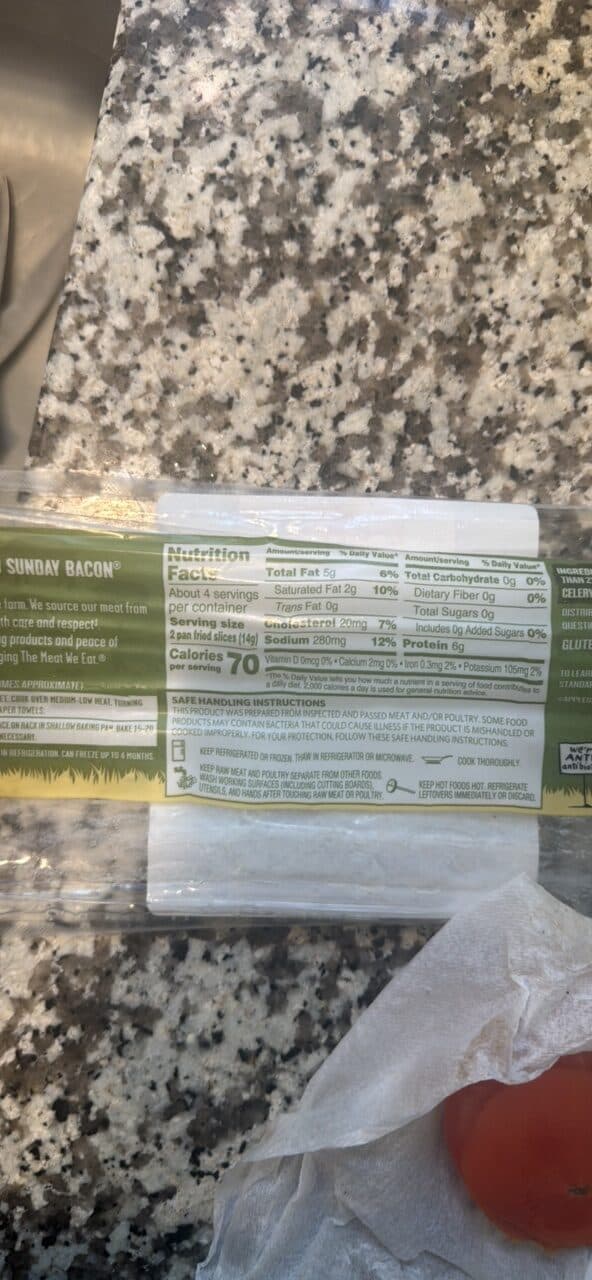 Applegate Naturals Hickory Smoked Uncured Sunday Bacon packshot