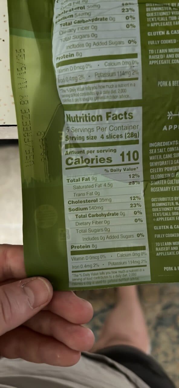 Applegate Naturals Pork & Beef Uncured Pepperoni packshot