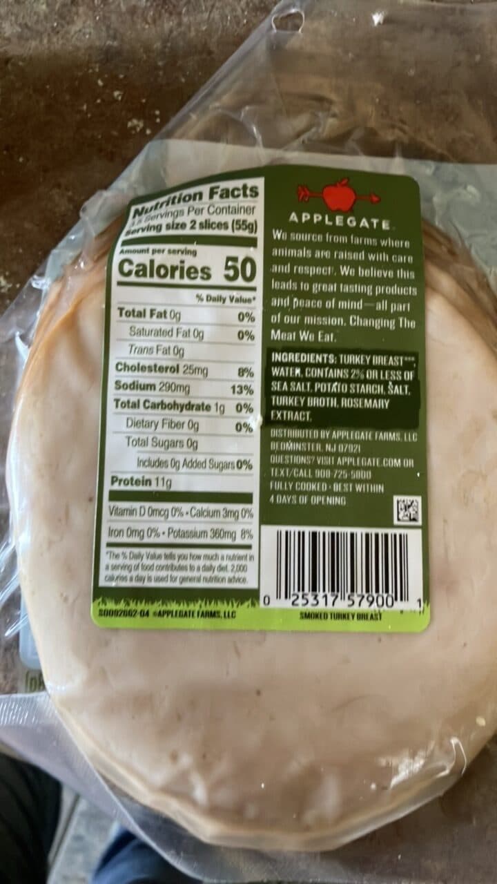 Applegate Naturals Smoked Turkey Breast packshot