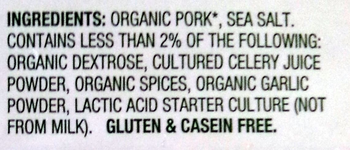 Applegate Organics Uncured Genoa Salami packshot