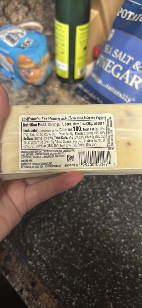 Hoffman's Monterey Jack Cheese with Jalapeno Peppers packshot