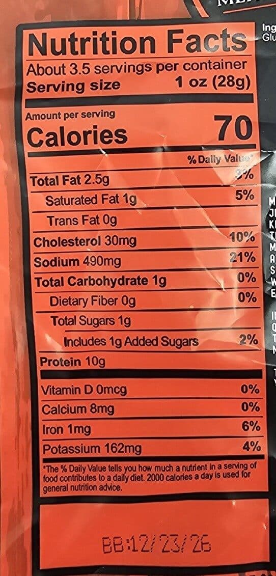 Coblentz Distributing Inc. Beef Jerky packshot