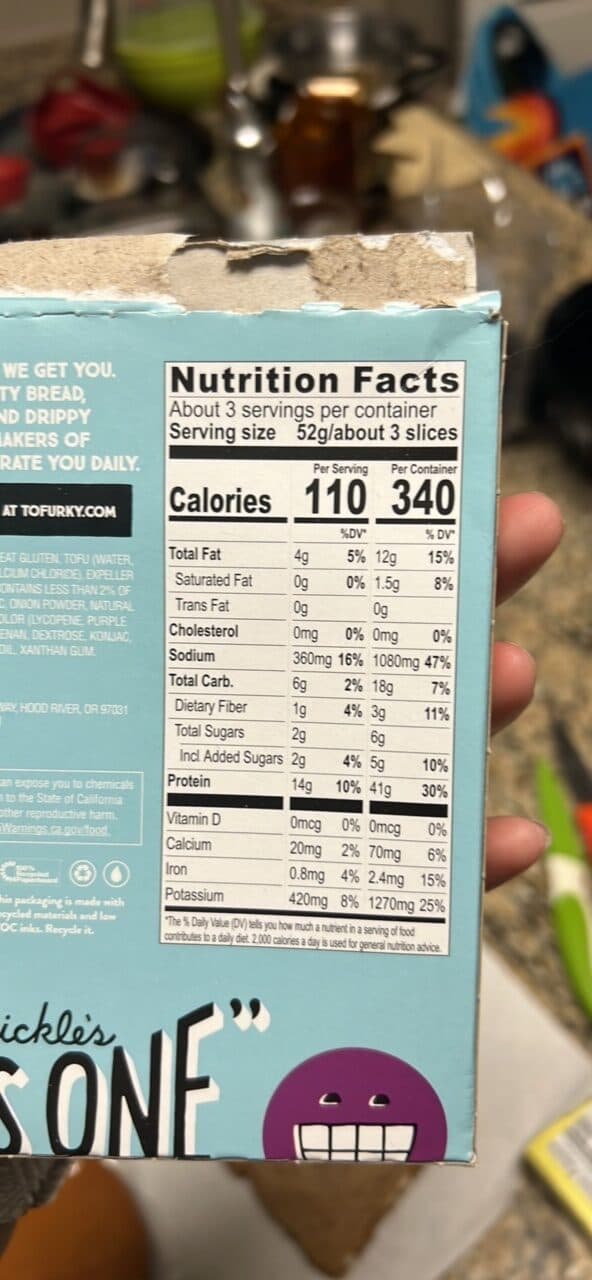 TOFURKY PLANT-BASED DELI SLICES BOLOGNA STYLE packshot
