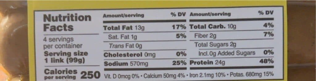 TOFURKY PLANT-BASED SAUSAGE KIELBASA packshot