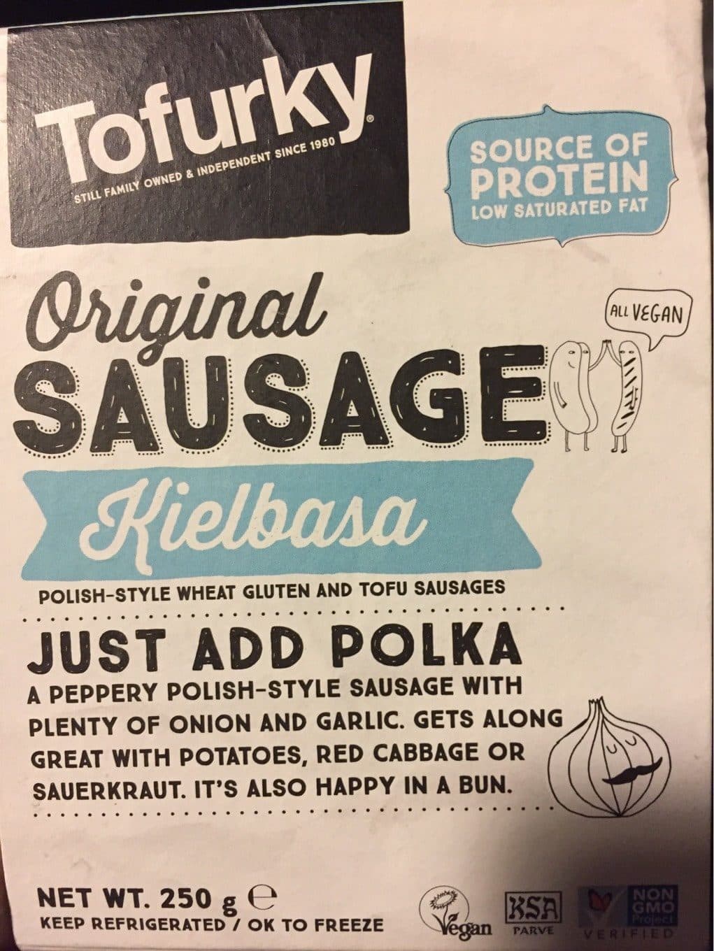 Tofurky Tofurky Kielbasa Polish Style Meatless Sausages packshot