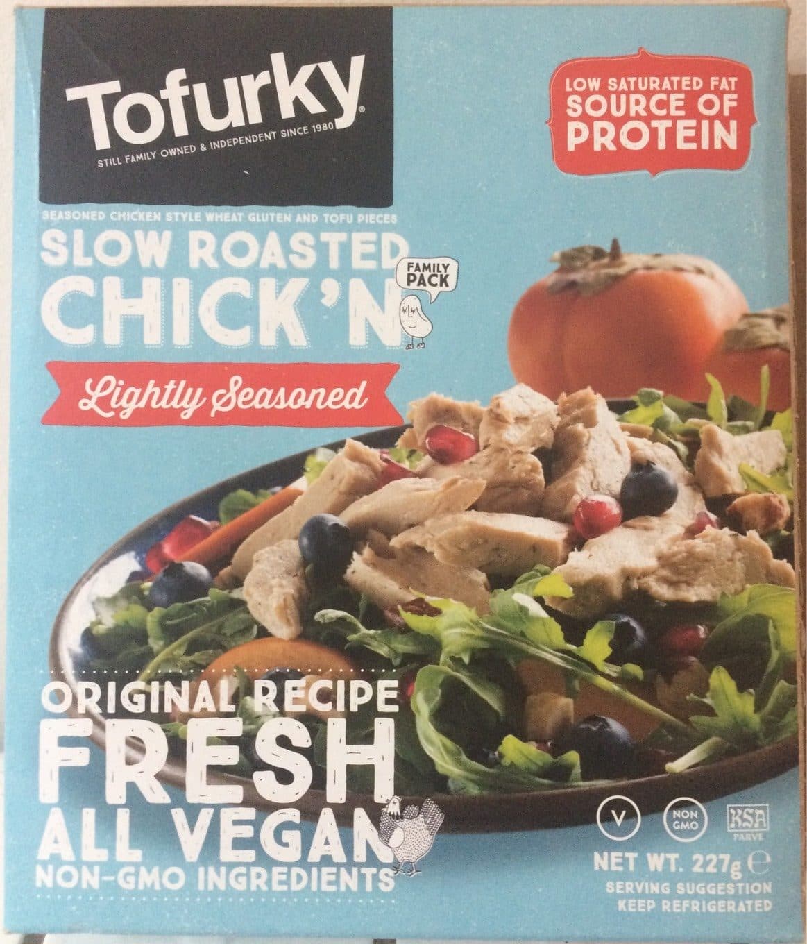 Tofurky Tofurky 10% Off Slow Roasted Chick'n Lightly Seasoned 227G (order 5 For Trade Ou packshot
