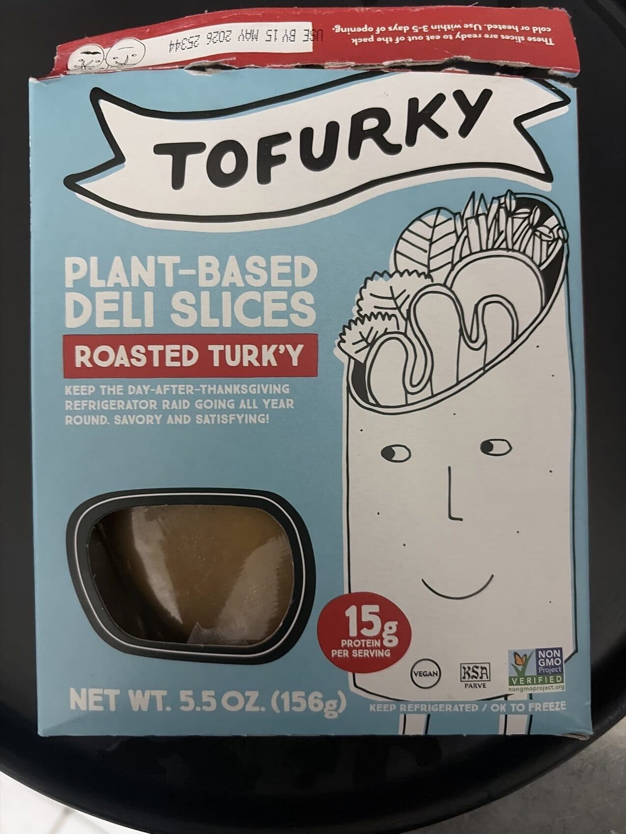 Tofurky Plant-Based Deli Slices Roasted Turk'y packshot