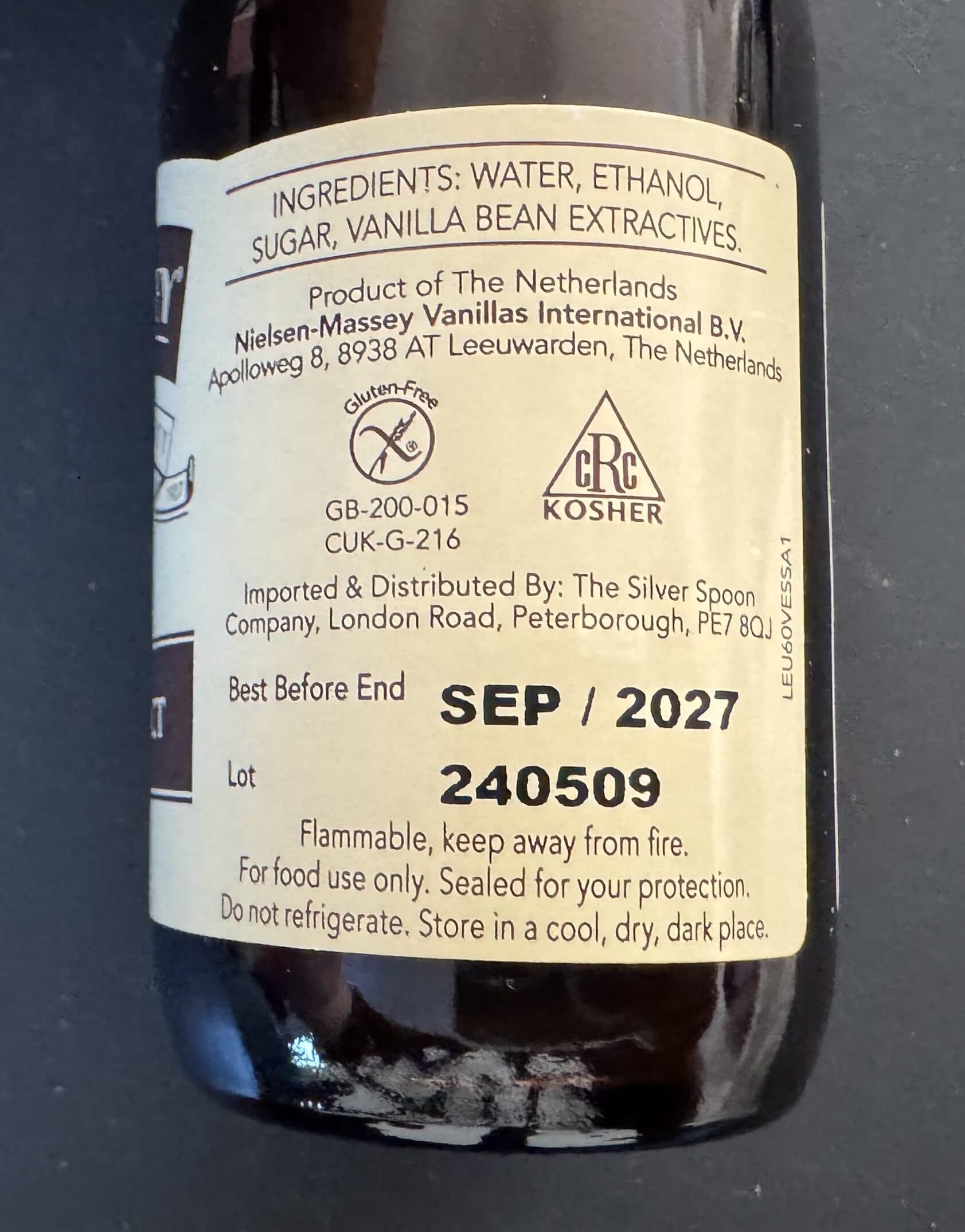 Nielsen-Massey Pure Vanilla Extract packshot