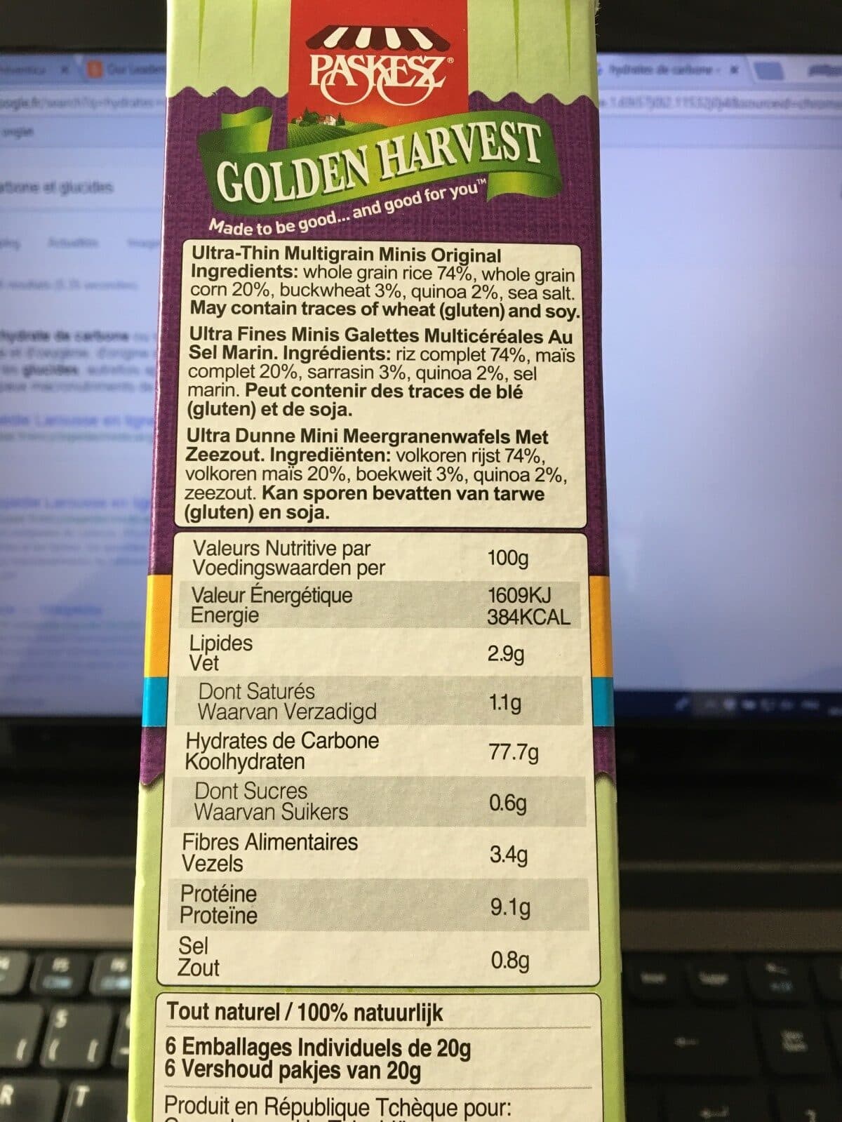 Paskesz Golden Harvest packshot