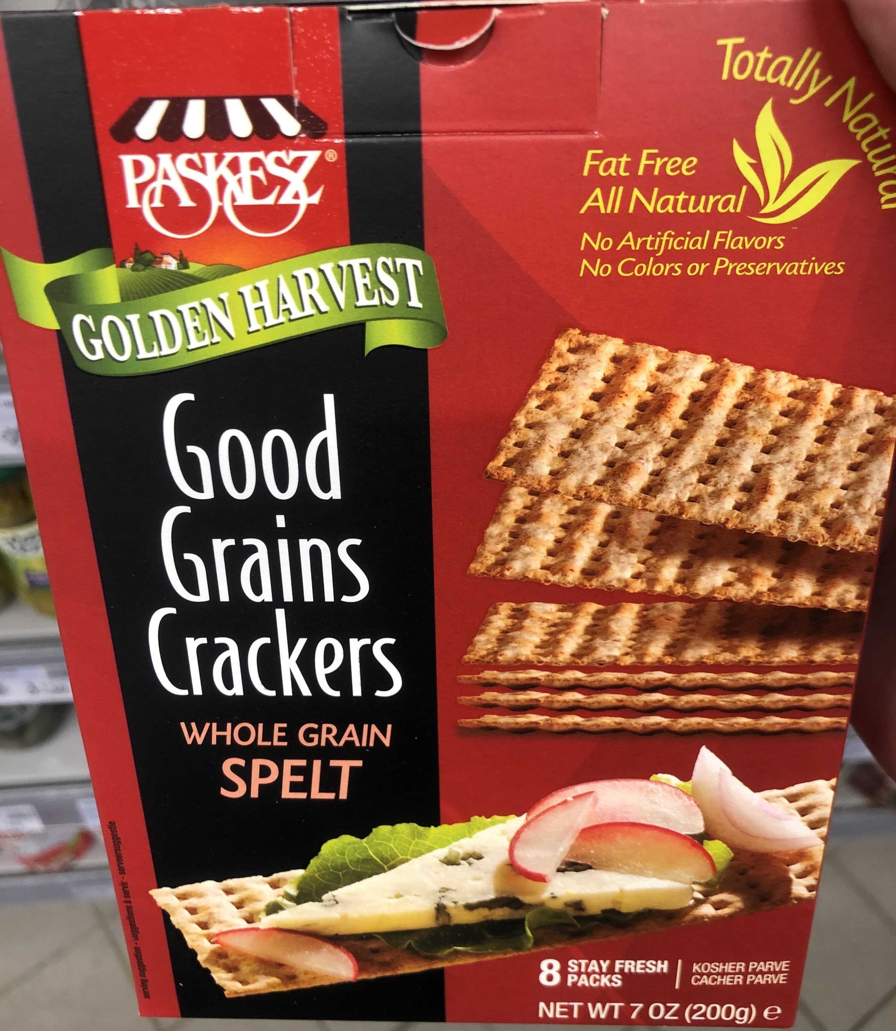 Paskesz Crackers Spelt packshot