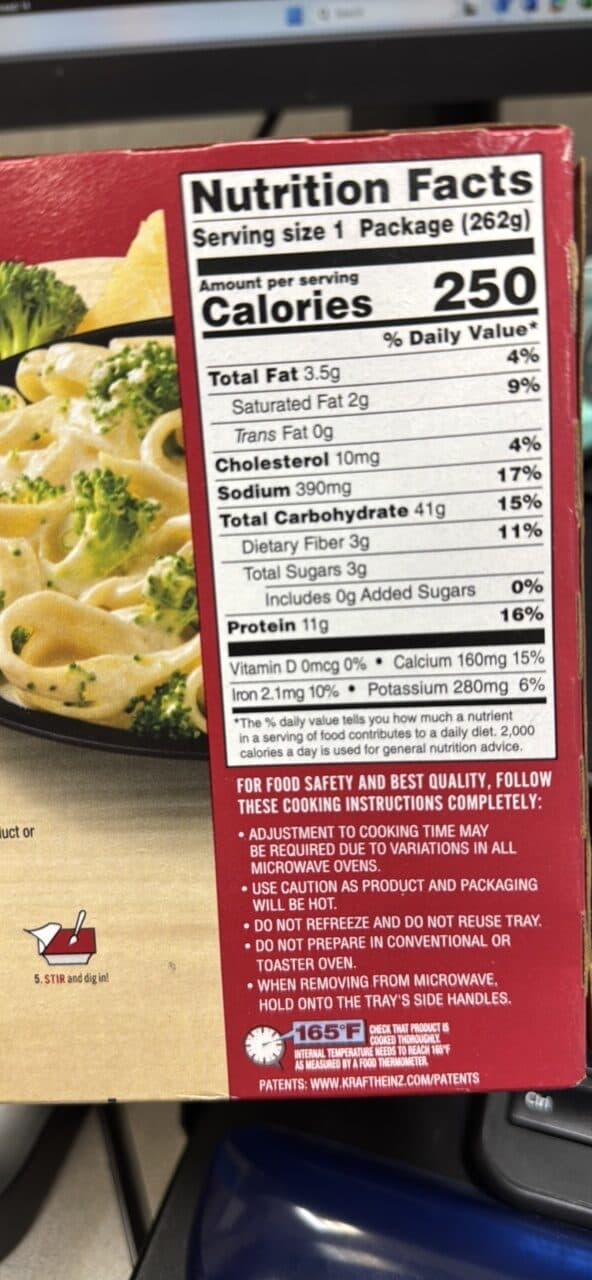 Smart Ones Fettuccine Alfredo packshot