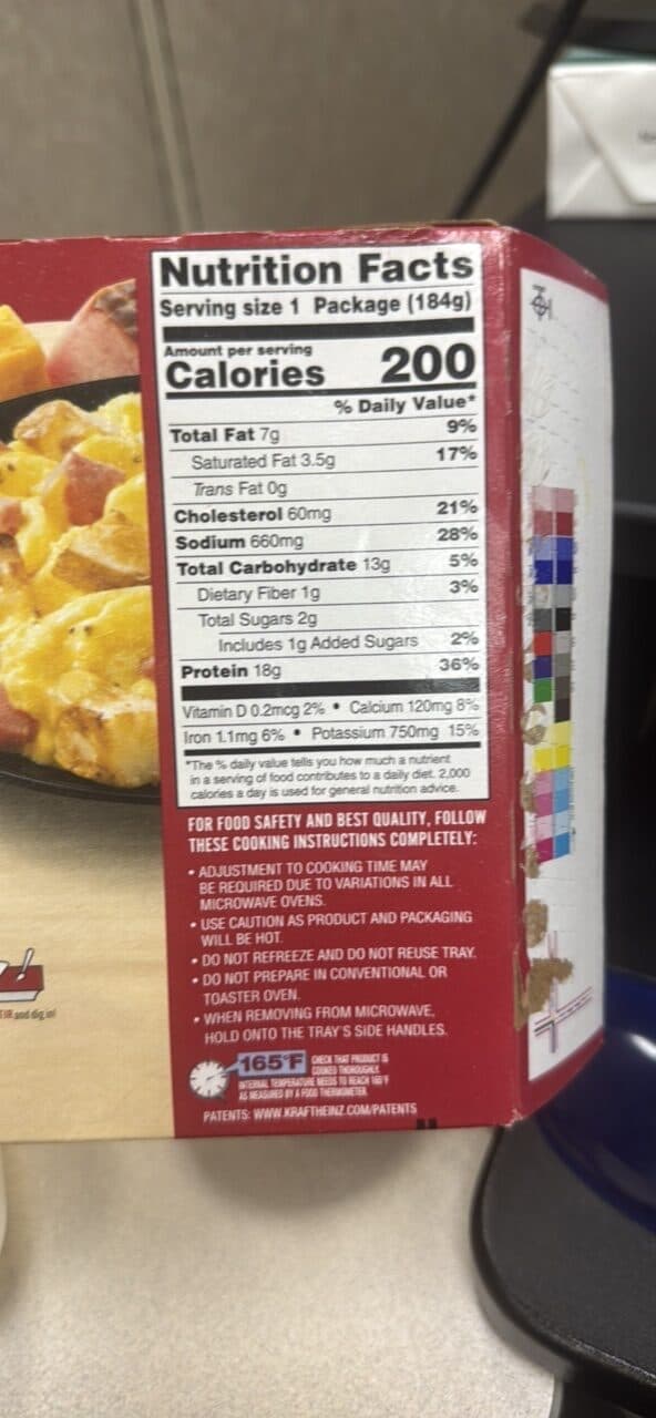 Smart Ones Ham & Cheese Scramble packshot