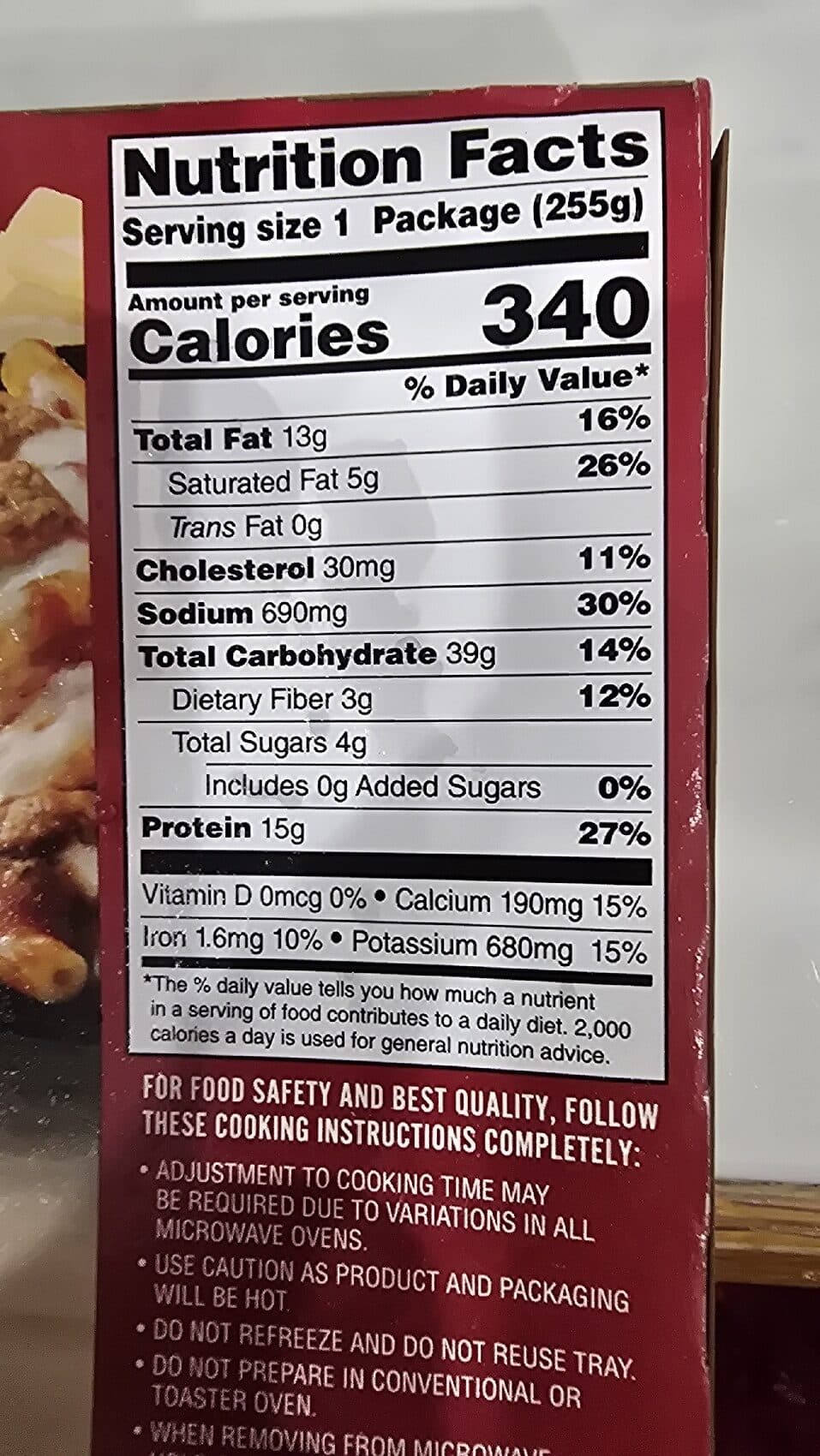 Smart Ones THREE CHEESE ZITI WITH MEATBALLS packshot