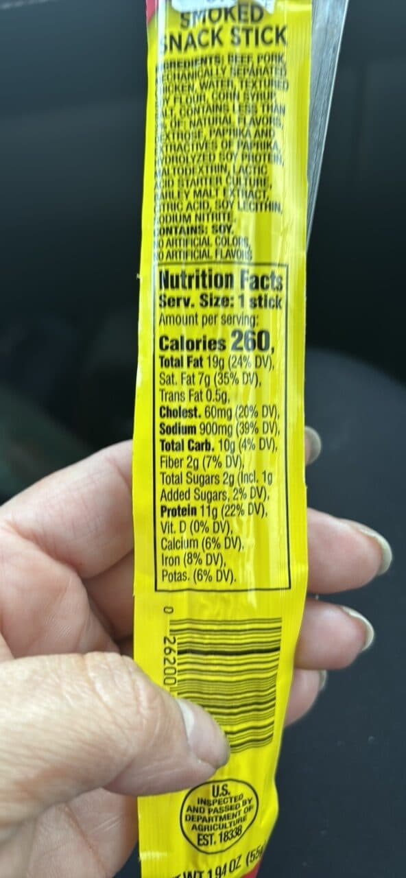 Slim Jim Smoked Snack Stick packshot