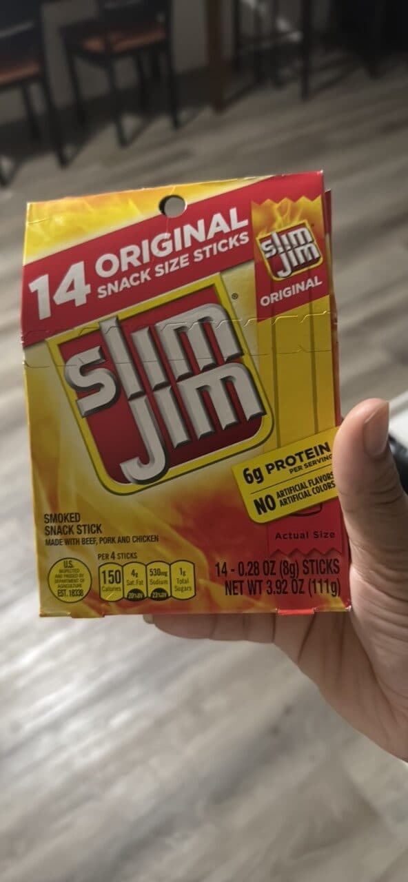 Slim Jim Smoked Snack Stick packshot