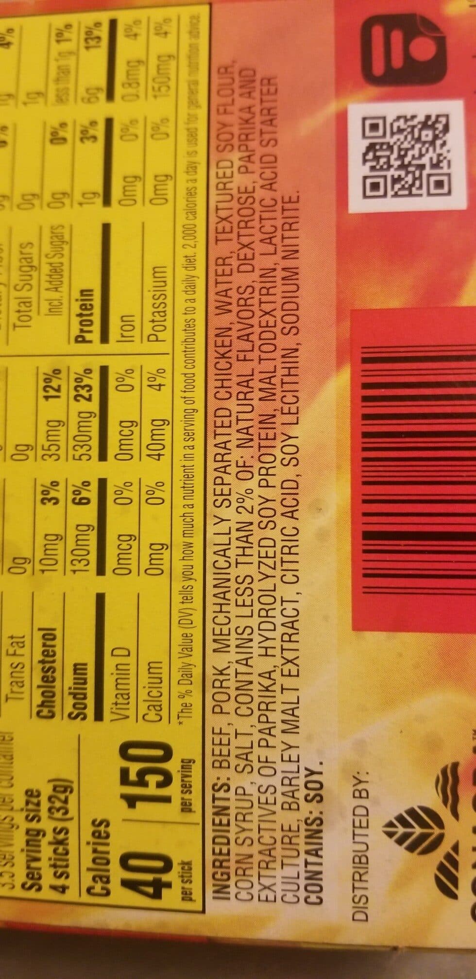 Slim Jim Smoked Snack Stick packshot