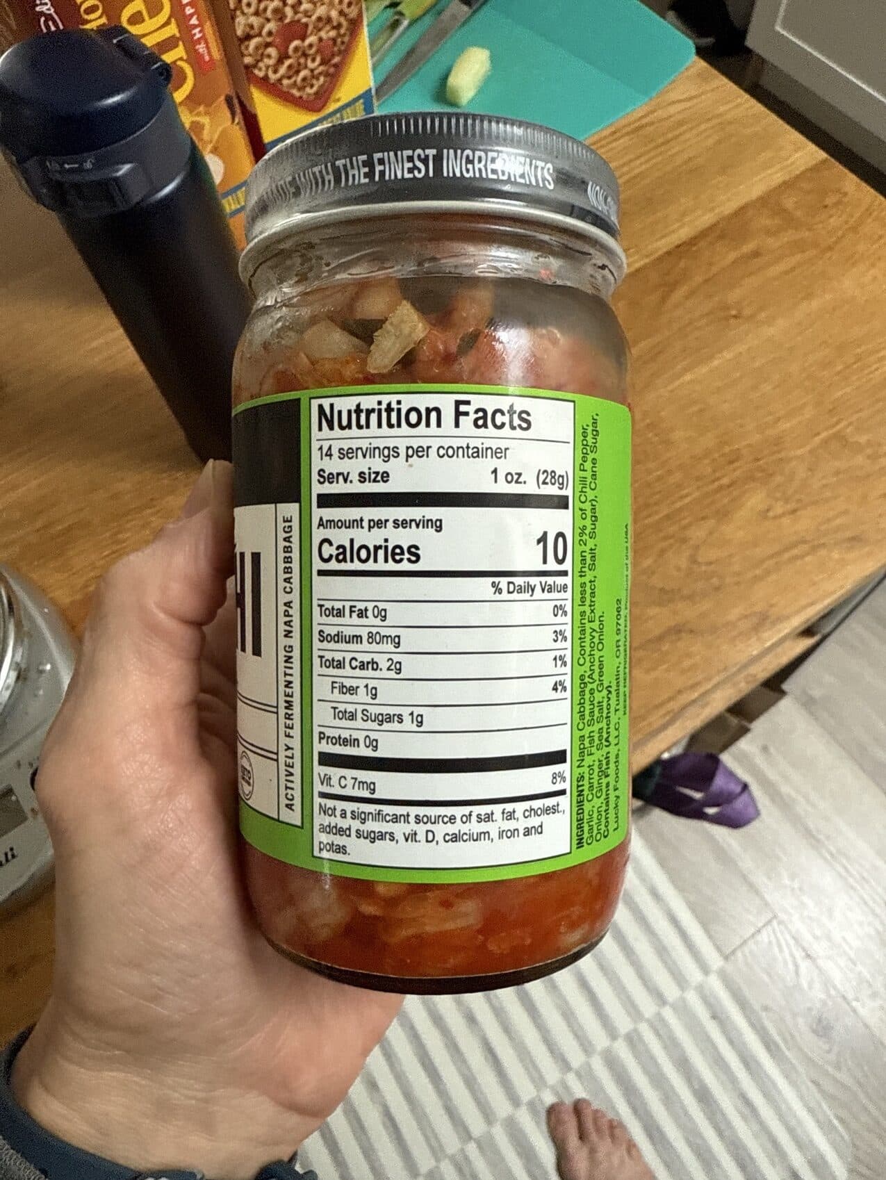 Lucky Foods Seoul Kimchi Original packshot