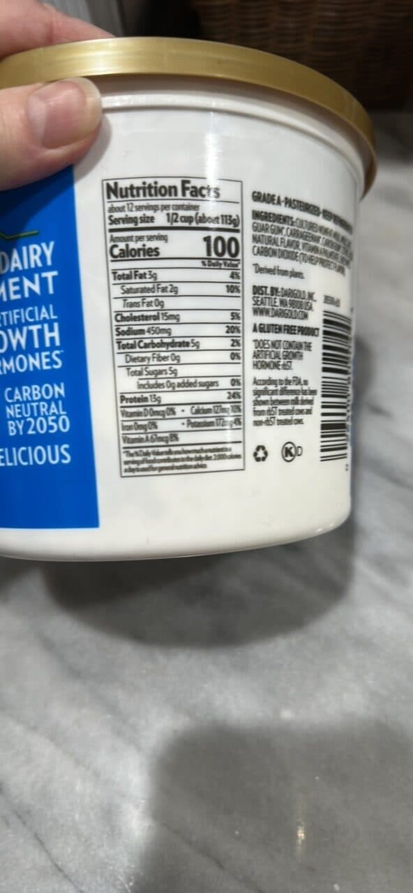 Darigold Low Fat Cottage Cheese packshot