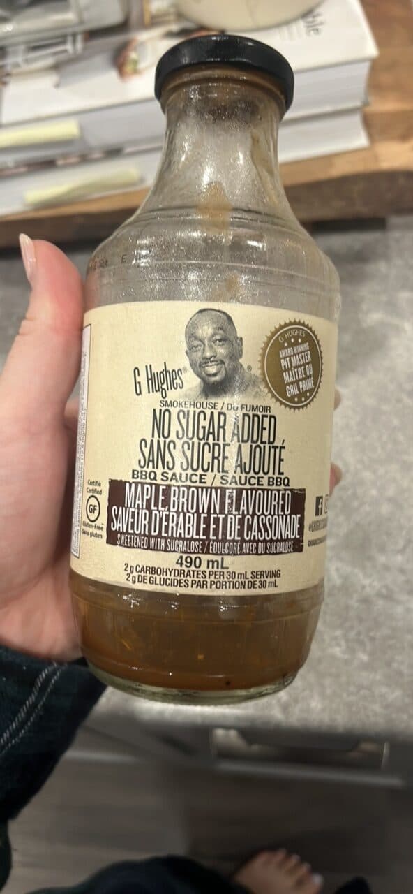 G Hughes Smokehouse Sugar Free BBQ Sauce Maple Brown Flavored packshot