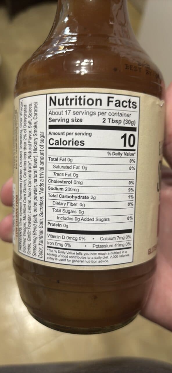 G Hughes Smokehouse SUGAR FREE BBQ SAUCE HICKORY FLAVORED packshot