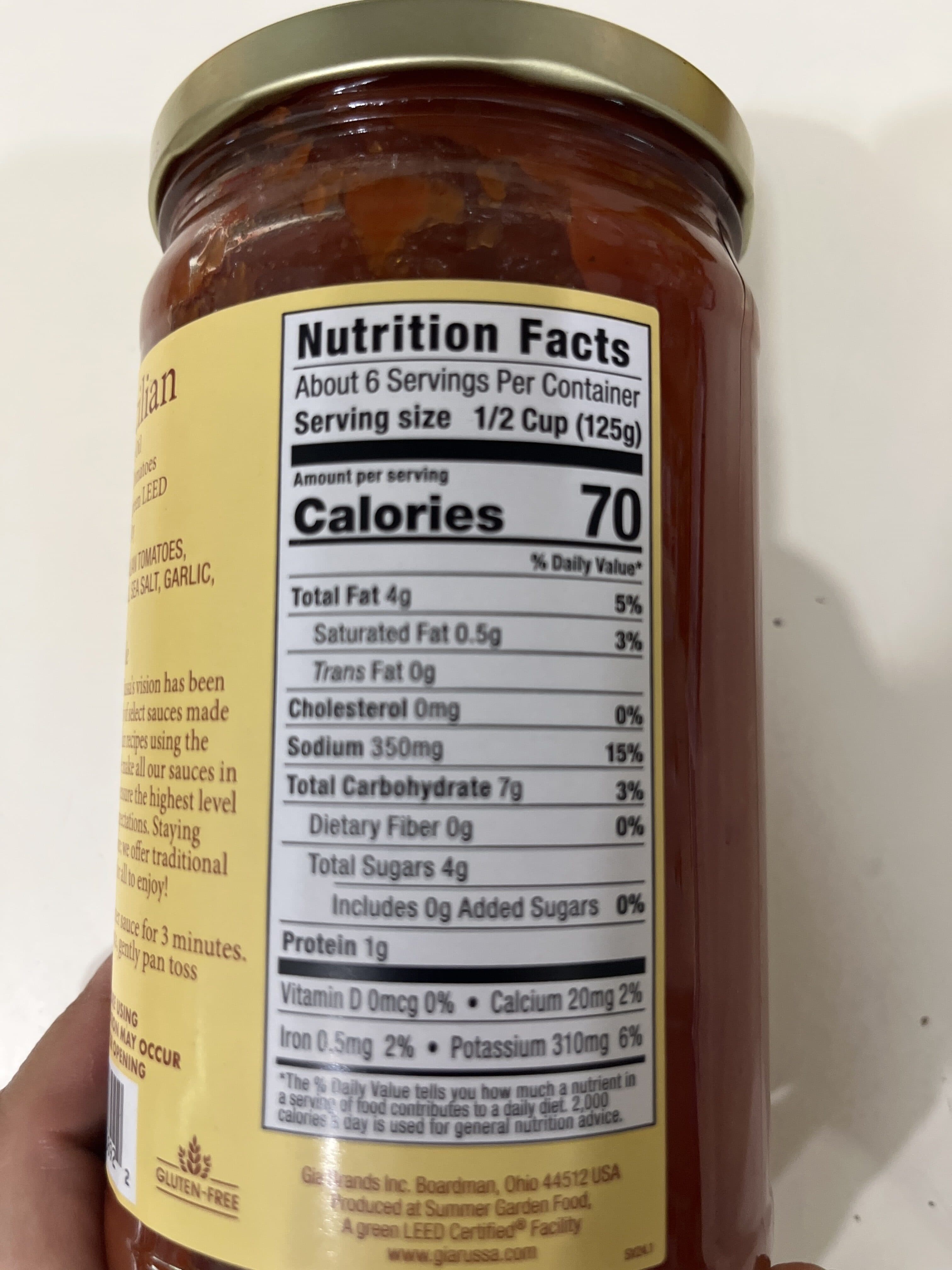 Gia Russa Gia russa, select pasta sauce, hot sicilian packshot
