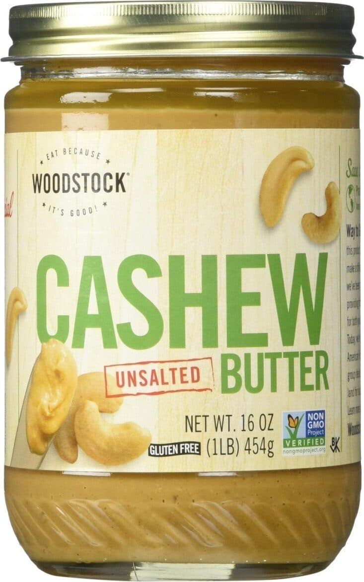 Woodstock Unsalted Cashew Butter packshot