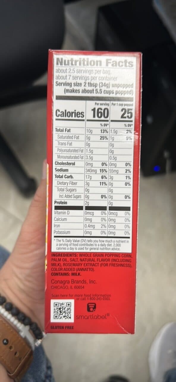Orville Redenbacher's Movie Theater Butter Gourmet Popping Corn packshot