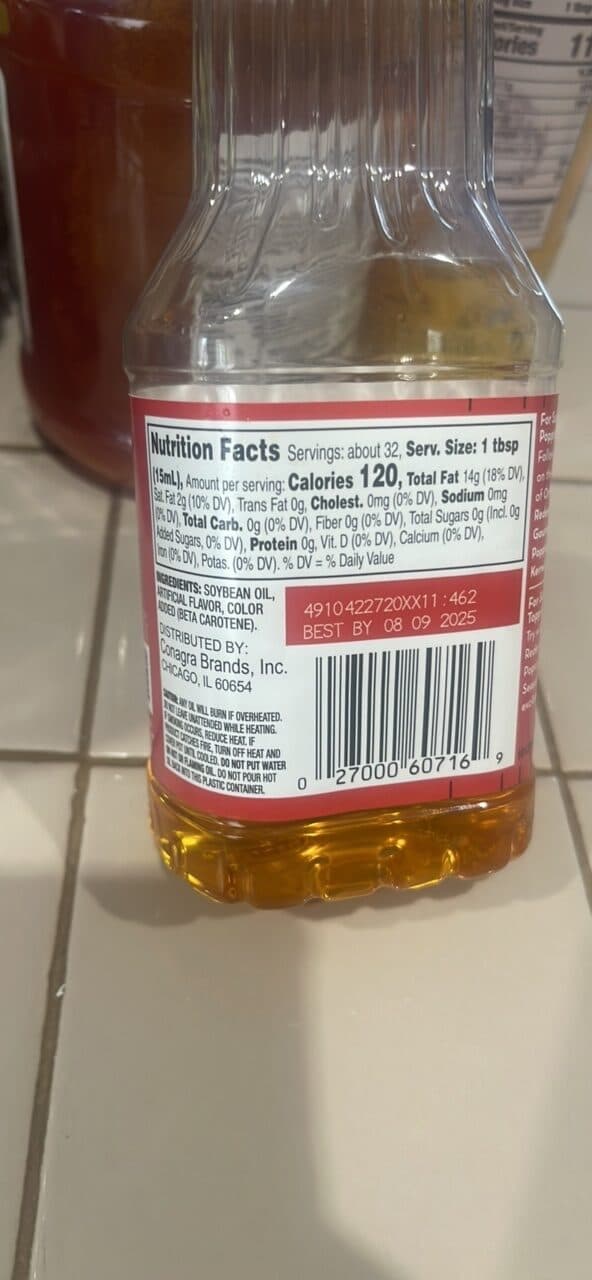 Orville Redenbacher's Popping Oil packshot