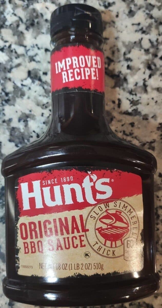 Hunt's Original bbq sauce packshot