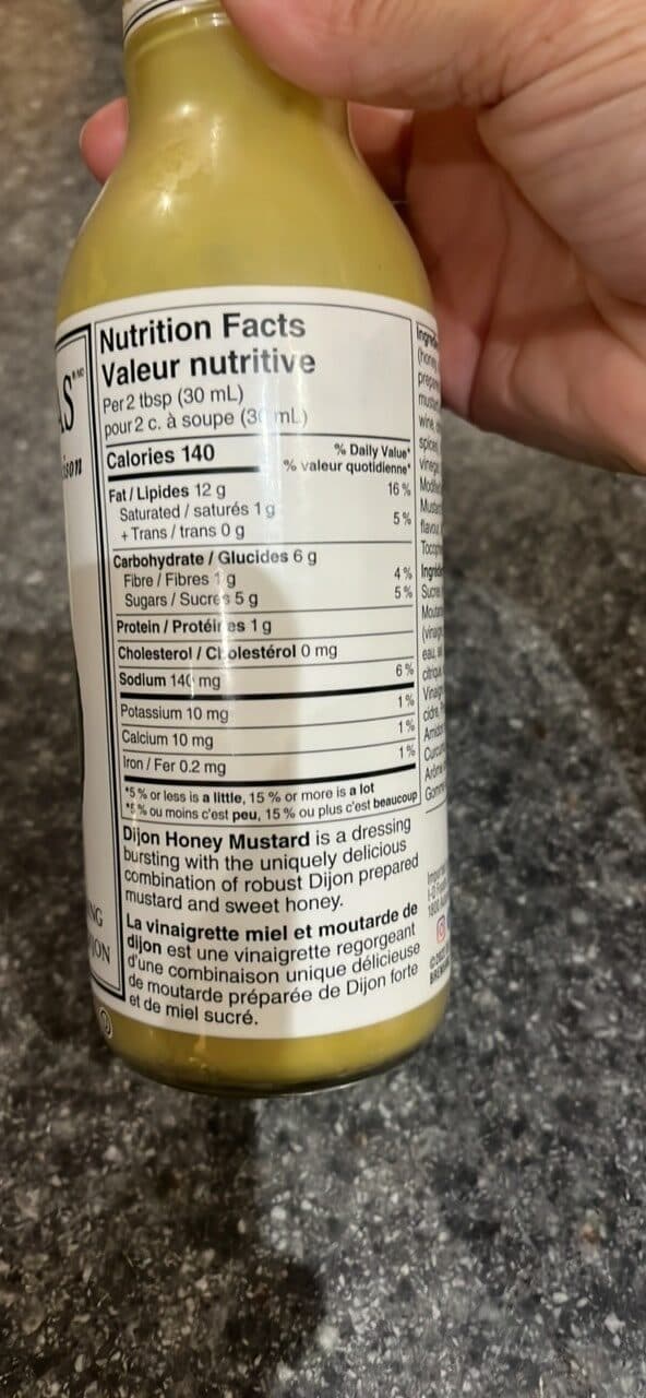 BRIANNAS Dijon Honey Mustard Dressing packshot
