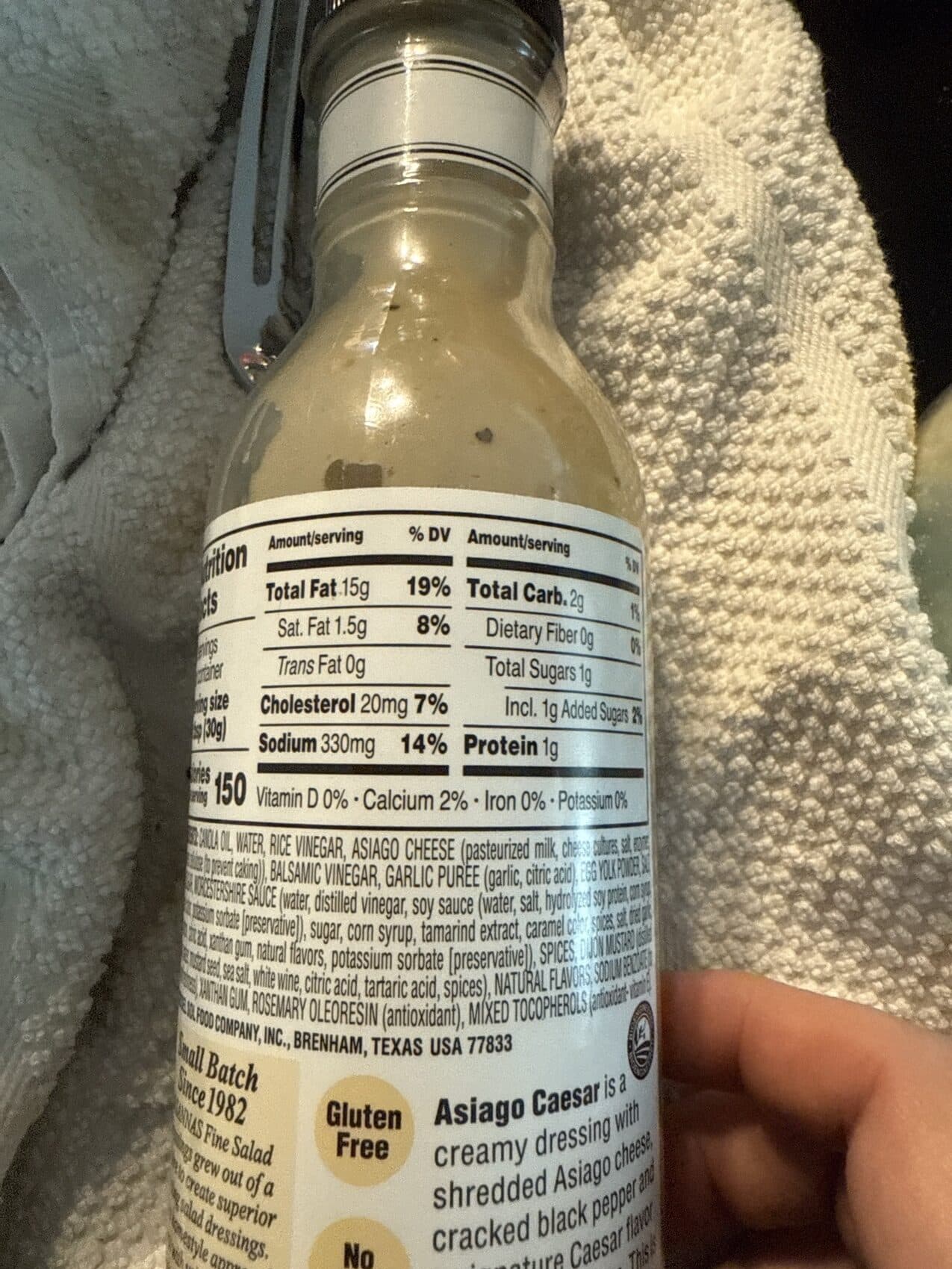BRIANNAS' Asiago Caesar Dressing packshot
