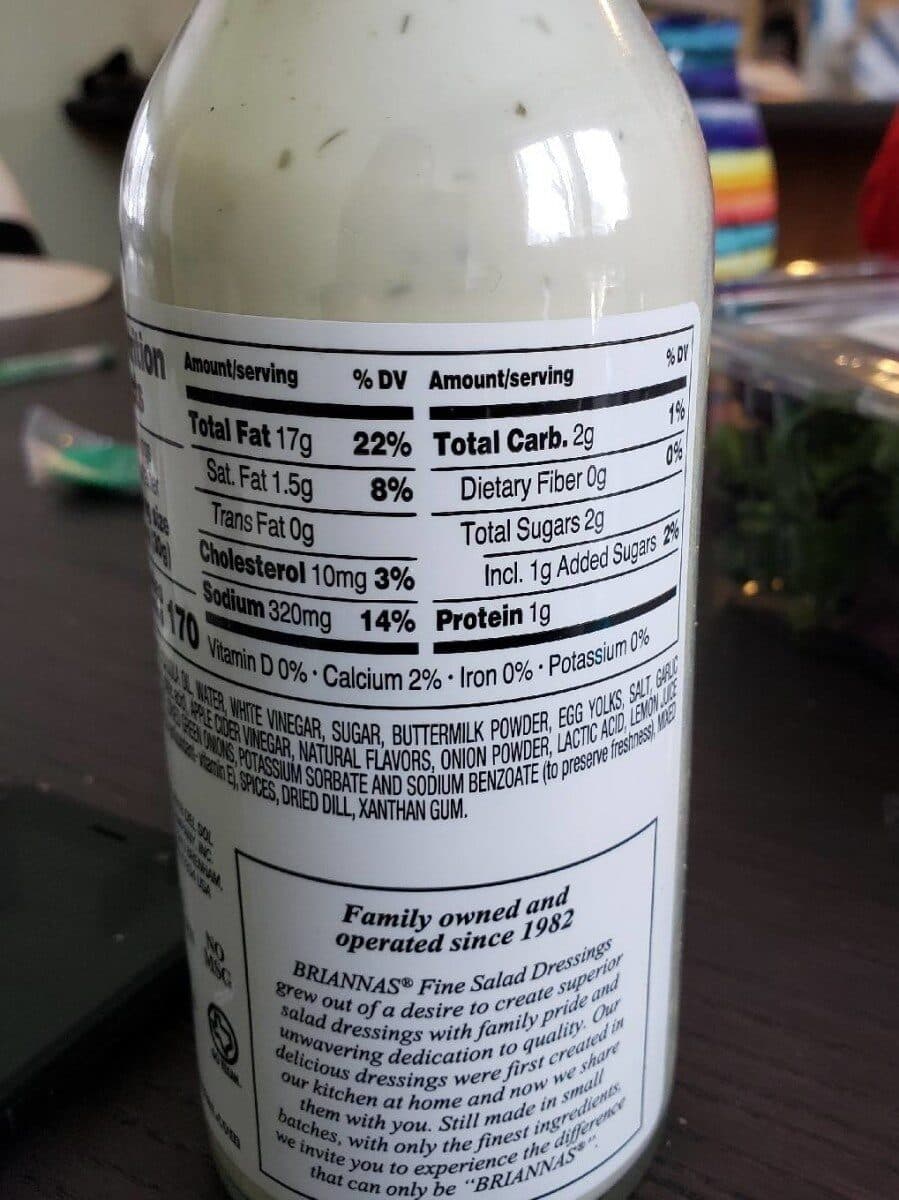 BRIANNAS Classic Buttermilk Ranch Dressing packshot
