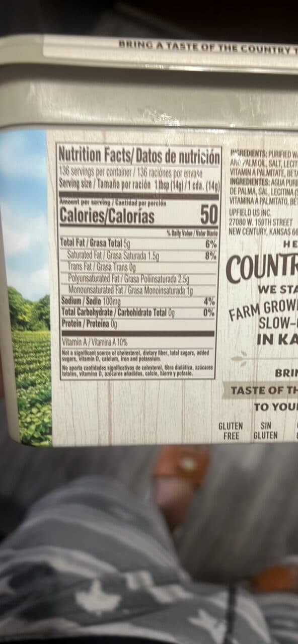 COUNTRY CROCK ORIGINAL packshot