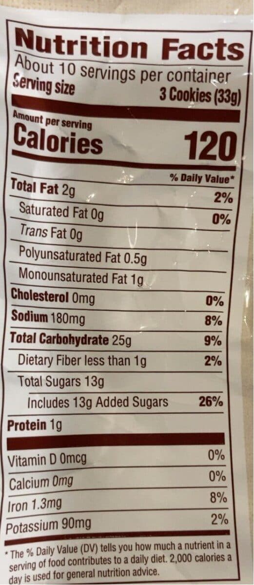 Archway Soft Iced Molasses Cookies packshot