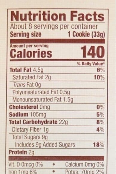 Archway Classic soft oatmeal cookies packshot