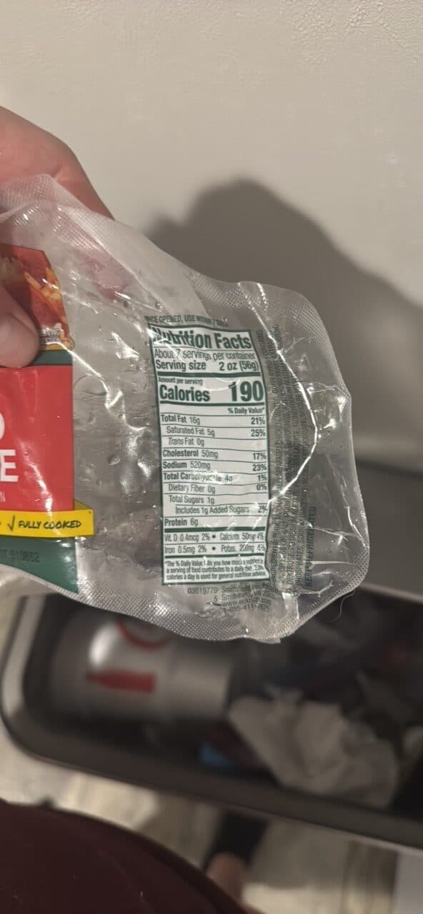 Eckrich Smoked Sausage packshot