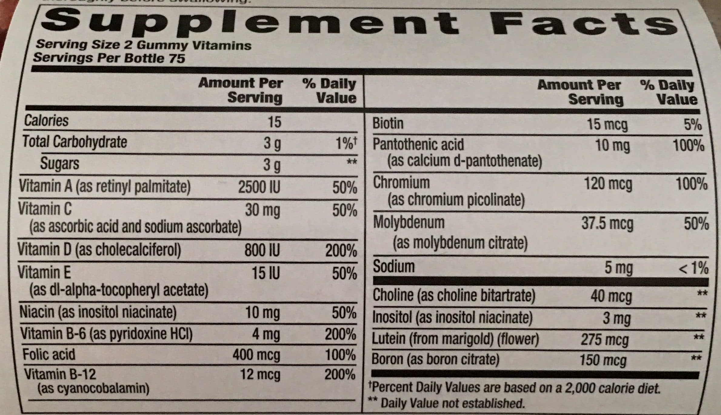 Vitafusion MultiVites packshot