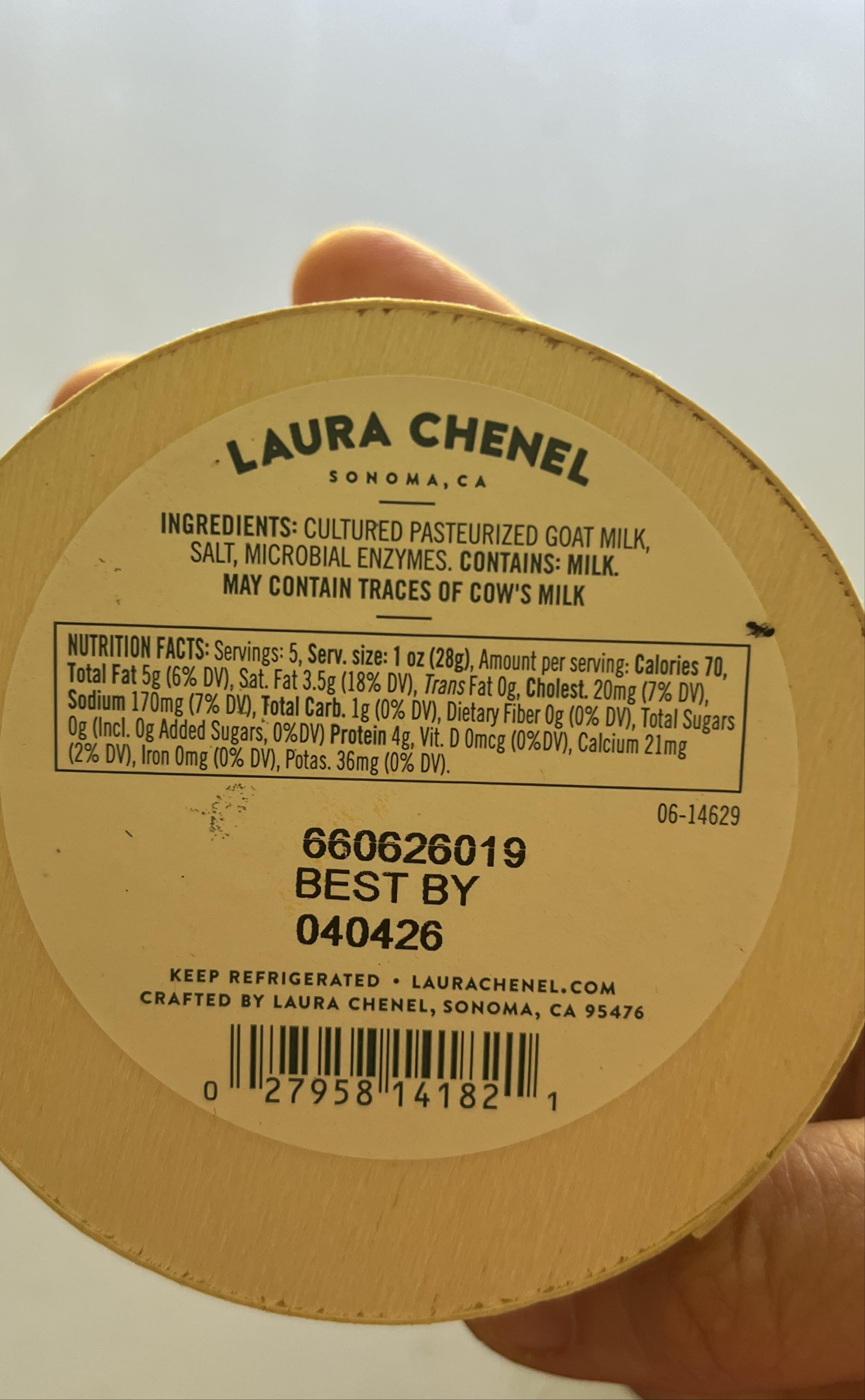 laura chenel creamy goat brie packshot